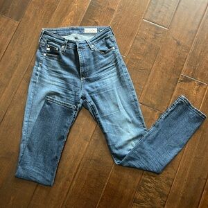 Agolde Aged Blue Denim